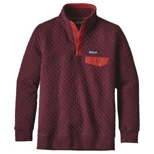 PATAGONIA COTTON QUILT SNAP-T PULLOVER | RED | SZ S